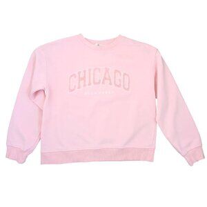 H&M Pink “Chicago Gold Coast” Women’s Sweatshirt – Size S